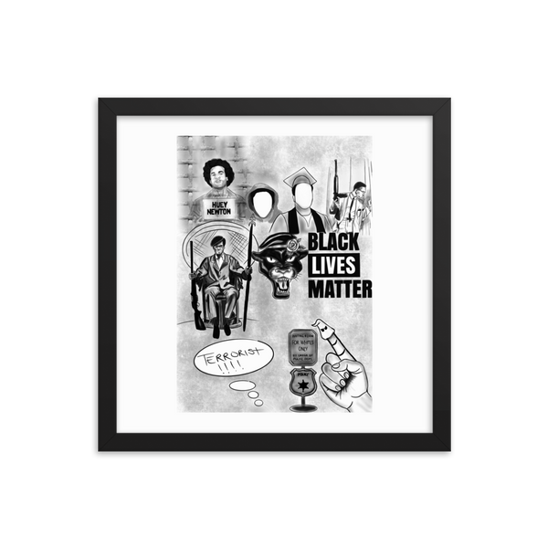 Americas Irony Framed poster